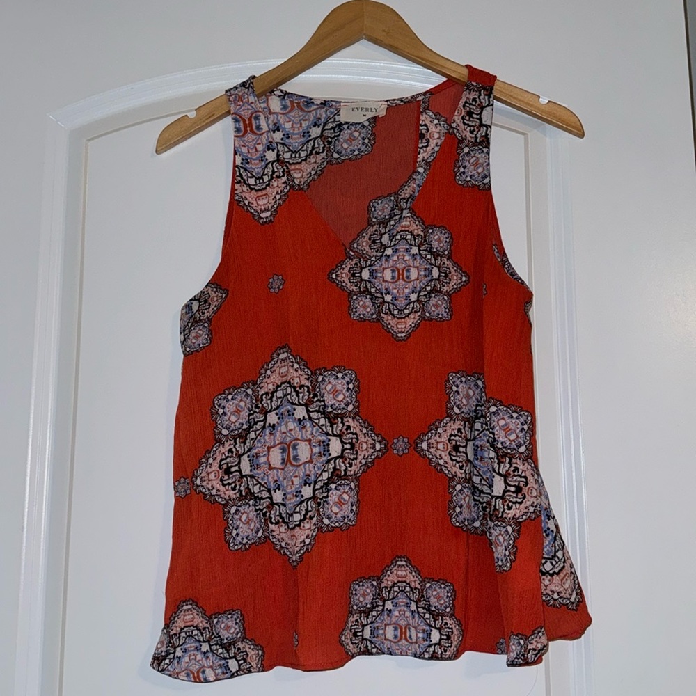 Patterned Everly Top